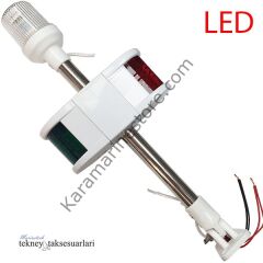 42CM KOMBİNE BAYRAK DİREĞİ    (LEDLİ HAREKETLİ AYAK))