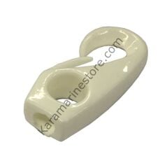 2 ADET 10mm , Plastik Kanca Beyaz