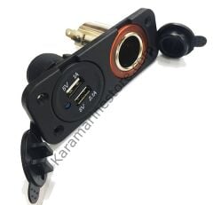 USB ve Çakmaklık Soketi