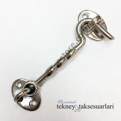 100mm Paslanmaz Kapı Kancası, Kilidi