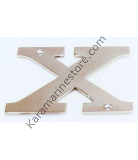 X Kabartma Harf Paslanmaz, 316 Kalite