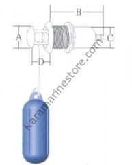 Southco alçak profil, gömme, usturmaça tutucu