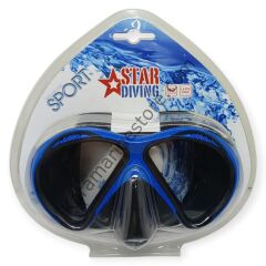 Star Diving Dalış Maskesi Yetişkin - 51701-MAVİ