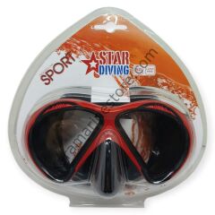 Star Diving Dalış Maskesi Yetişkin - 51701-KIRMIZI