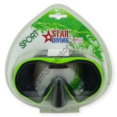 Star Diving Dalış Maskesi Yetişkin - 51702-YEŞİL