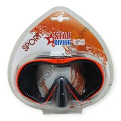 Star Diving Dalış Maskesi Yetişkin - 51702-KIRMIZI