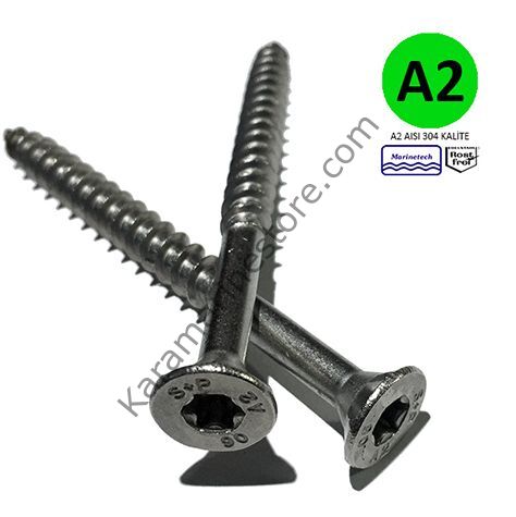 8 mm Paslanmaz Sunta (Ağaç) Vidası Çeşitleri