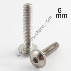 M6 Paslanmaz Pullu Bombe Baş İmbus Civata Çeşitleri
