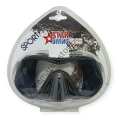 Star Diving Dalış Maskesi Yetişkin - 51704-SİYAH