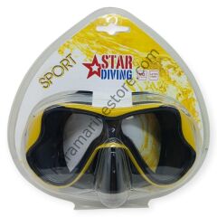 Star Diving Dalış Maskesi Yetişkin - 51705-SARI
