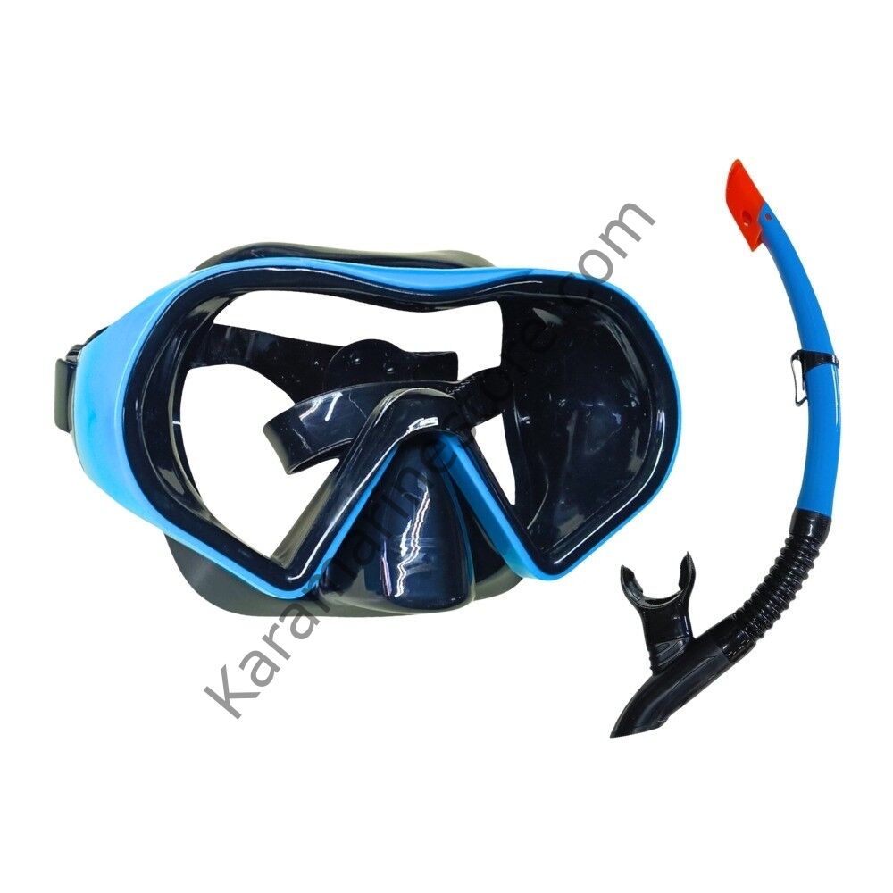 Star Diving Dalış Maskesi ve Snorkel Yetişkin - 51712-MAVİ