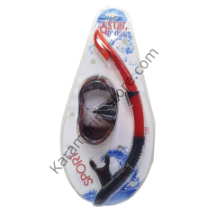 Star Diving Dalış Maskesi ve Snorkel Yetişkin - 51713-KIRMIZI