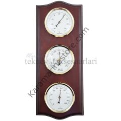 Hygrometre, Termometre, Barometre 3lü Set