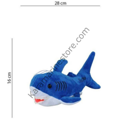 Köpekbalığı Sesli Baby Shark Müzikli 28 cm - 1811201  - Mavi