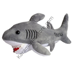 Köpekbalığı Sesli Baby Shark Müzikli 28 cm - 1811201 - Gri