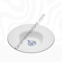 MARINE PLATINUM ESPRESSO TÜRK KAHVESİ FİNCAN TABAĞI PC BEYAZ