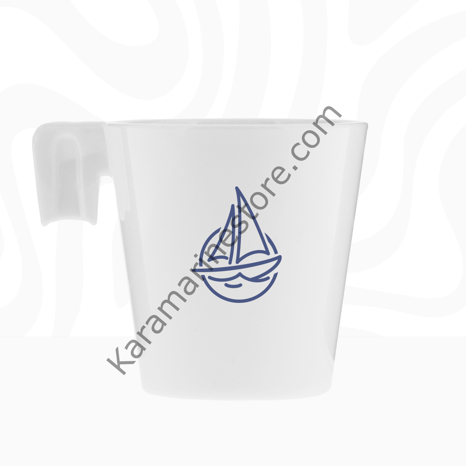 MARINE PLATINUM ESPRESSO TÜRK KAHVESİ FİNCANI 70 ML PC BEYAZ