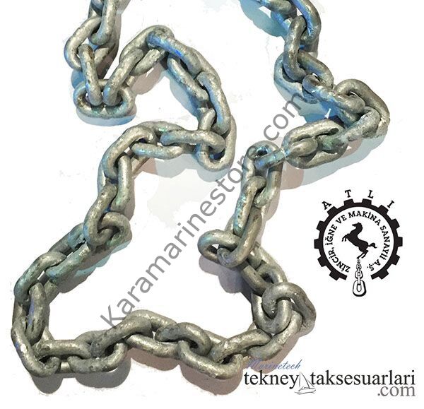 Ø 6 mm, Kalibre Zincir Galvaniz