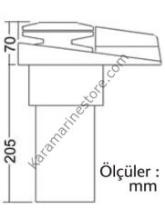 VS 1500 12V  10 mm Kavelata Paslanmaz Gövde Irgat