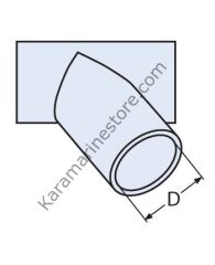 VARDAVELA BAĞLANTI T 60 DERECE  ÇAP:25MM