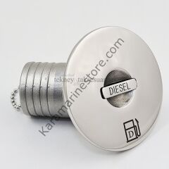 Paslanmaz 38mm (1 1/2) 30' Eğik, Diesel Mazot Dolum Ağzı, Diesel