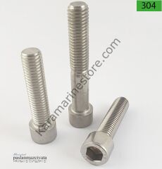 M2,5 Paslanmaz İmbus Civata Çeşitleri DIN912