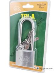 Paslanmaz Asma Kilit Uzun Tip En 50mm