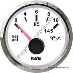 KUS Yağ Basınç Göstergesi 12V/24V 52mm