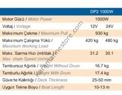 Quick Prince Irgat. DP2.  1000W. 12V.   8mm