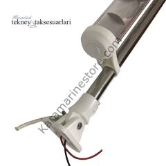 ÇIPA FENERLİ REFLEKTÖRLÜ BAYRAK DİREĞİ 40 CM