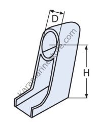 BORU GEÇİŞ 60 DERECE ÇAP:25MM X 38MM