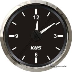 KUS Zaman Saati Göstergesi,12V/24V 52mm