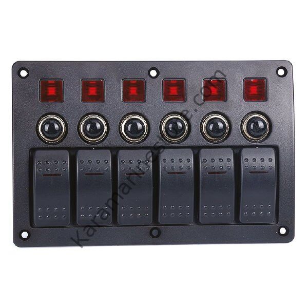 Işıklı Piyano Düğme Çeşitleri, Switch Panel Sigortalı