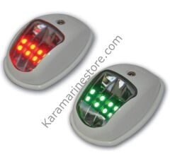 12m, LED 12V İskele / Sancak Feneri Takım (Beyaz), Seyir Feneri