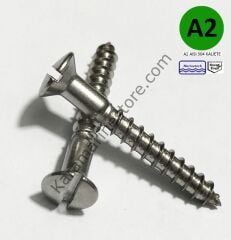 4,5 x 45 A2 Paslanmaz MB Ağaç Vidası DIN95