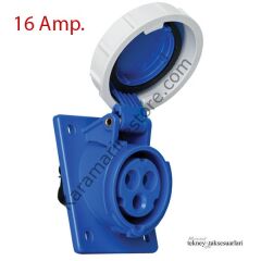 IP67 16 Amp. 32 Amp. Sahil Besleme Prizi (Eğik)