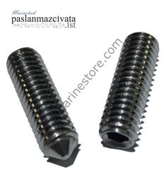 5 mm, Sivri Uçlu Setskur, DIN914 Çeşitleri